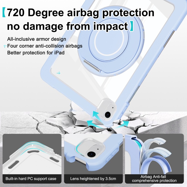 Estudo de placa plana de cristal sin ranura para bolígrafo para iPad Air 11 2024 / Air 10.9 2022 / iPad Pro 11