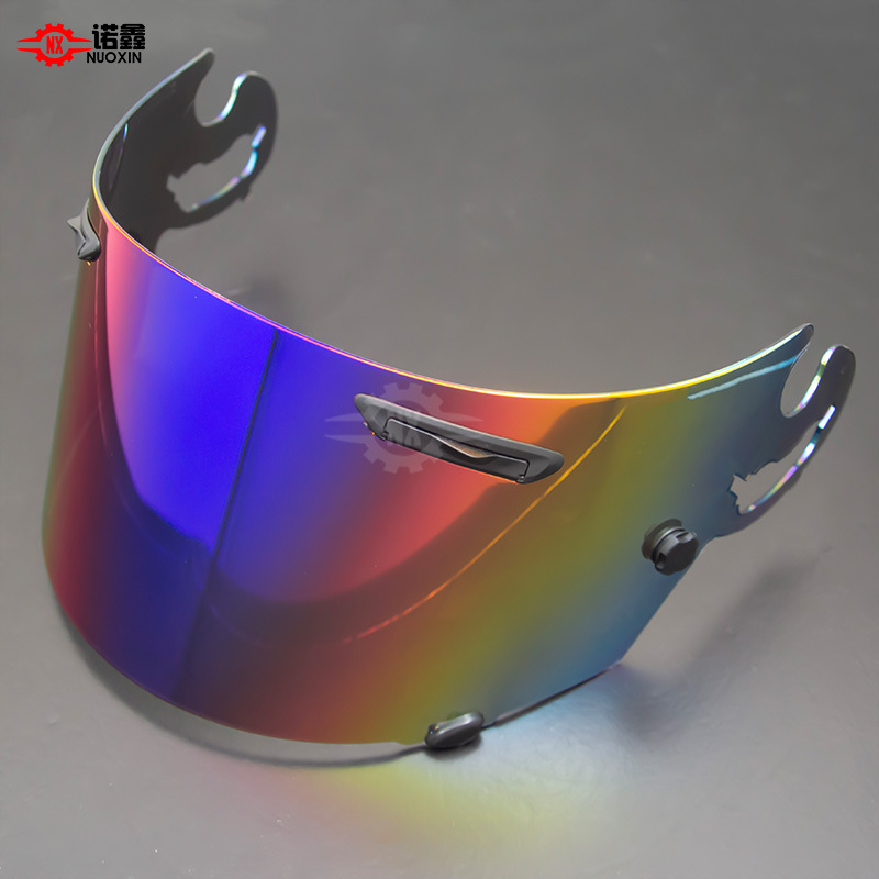 Suitable for Arai Rr3/Rr4/Casher/Astro Tr Helmet Mirror Color-Changing Film Anti-Fog Sticker for Motorcycle