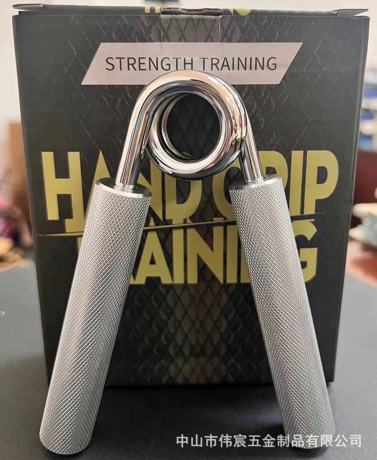 Cruz-frontera metal agarre primavera acero agarre una pieza entrega aleación de aluminio todo metal agarre fitness Tipo A