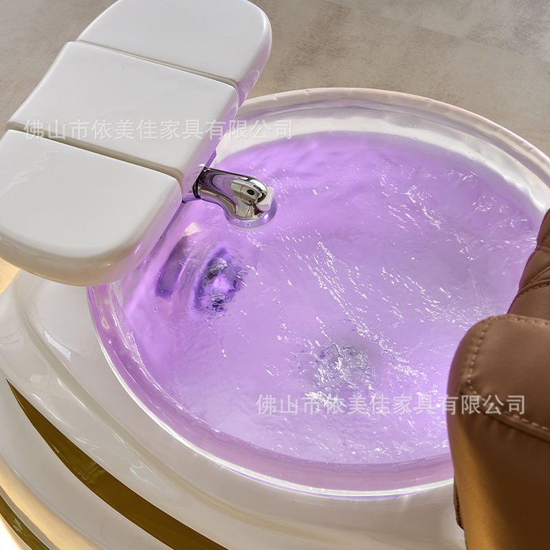 Sofá de baño de pies sofá de terapia de pies sofá eléctrico sofá cama reclinable cama de baño de pies para una sola persona cama de masaje cama de lavado de pies silla de belleza