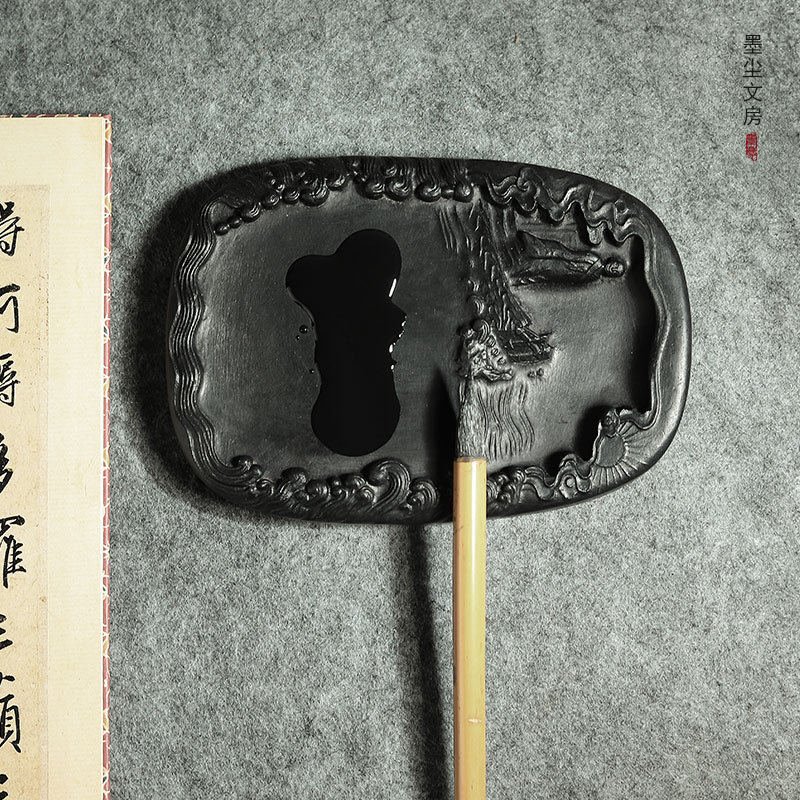 Chengni inkstone student beginner calligraphy inkstone ink block grinding ink Anhui four famous inkstone ink cartridge ink pool ink plate ink disc