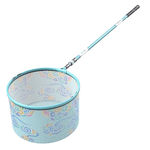 Camper carbon net set, ultra-light and ultra-hard telescopic net pole, full set of net, bare pole, fishing net bag