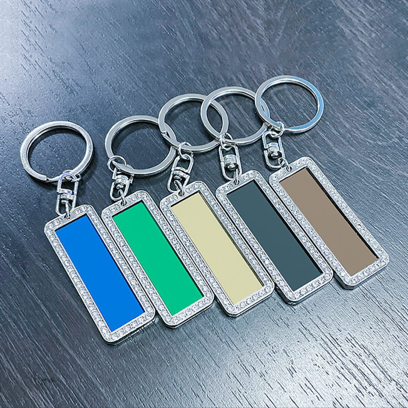 License plate keychain tide stainless steel laser material wholesale advertising logo holiday gift lettering metal keychain License plate keychain tide stainless steel laser material wholesale advertising logo holiday gift lettering metal keychain