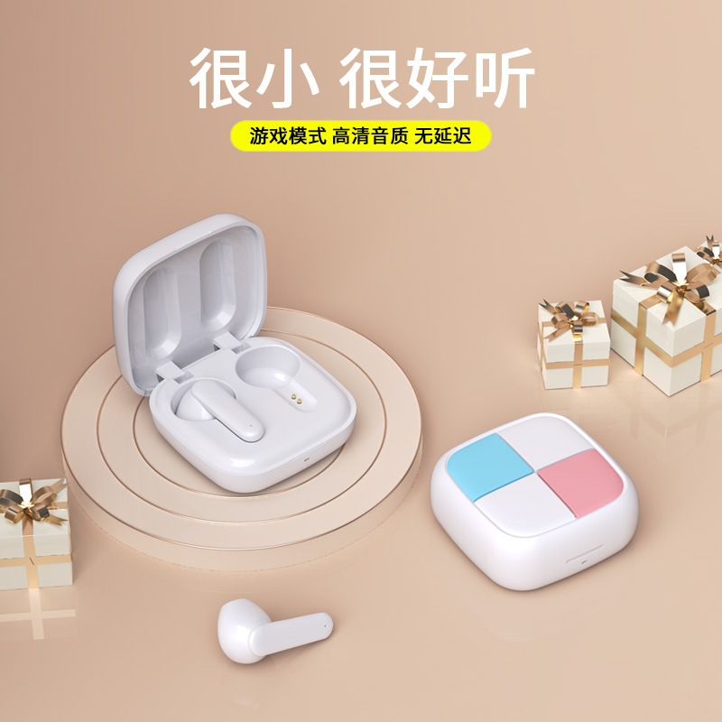 カフェ非音プライベートモデル四葉草無線防水bluetoothイヤホン低遅延携帯運動騒音bluetoothイヤホン|undefined