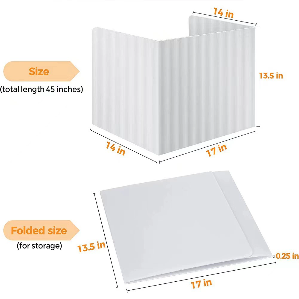 Горячая продажа Настольный делитель папка Настольный делитель легкая чистка чихание разделительная доска завод прямые поставки