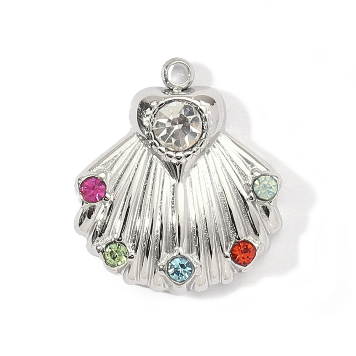6g Weight Pendant Jewelry Making Type 15*17mm, 18 * 20mm, 18 * 24mm Jewelry Making Size Rhinestones Inlay Material DIY Ornament Accessories Classification 3 PCS/Package Quantity 304 Stainless Steel Material Cross, Angel, Heart Shape, Flower, Shell Pattern All Seasons Season Polished Finish Inlay Design IG Style, Modern Style Style 3 PCS/Package 15*17mm 18 * 20mm 18 * 24mm 304 Stainless Steel Rhinestones Cross Angel Heart Shape Polished Pendant DIY Ornament Accessories 10