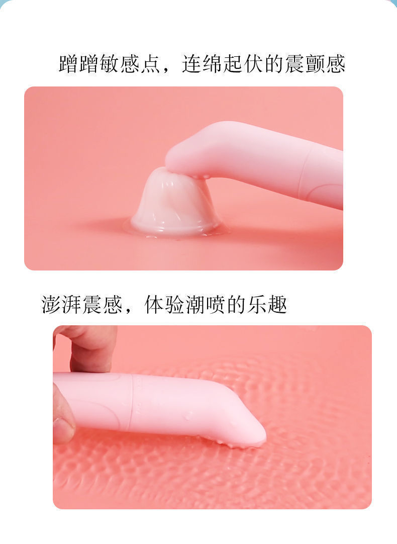 Laile Little Dolphin Mini Vibrator, Portable Battery-Powered Pink Adult Toy — detail image 3