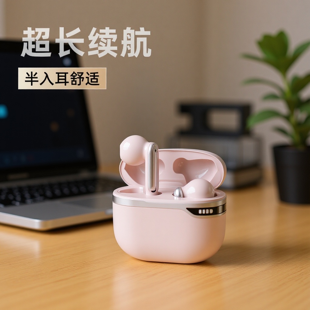 Hot-Selling D28 True Wireless Bluetooth Earphones, High-Quality Tws, Unisex, Semi-In-Ear, Gaming, Sports, Huaqiangbei