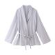 Foreign trade wholesale spring new European and American style texture double lapel kimono coat 5427734 pants 4391423