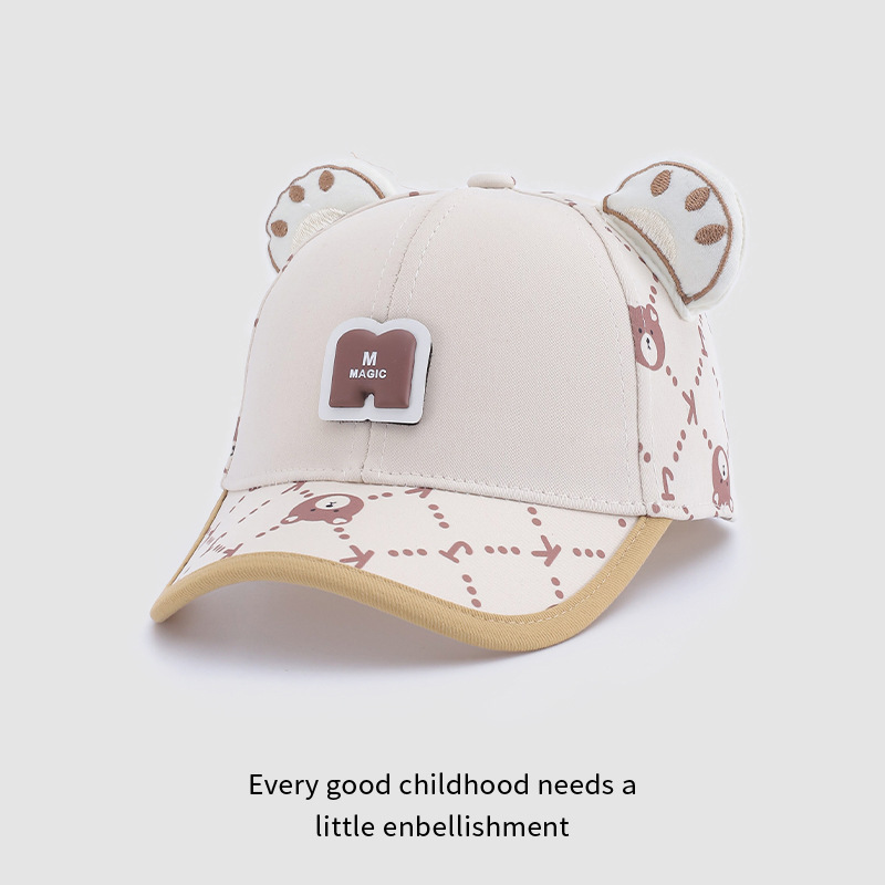 Sombreros infantiles primavera y otoño sombreros de béisbol para niños 2024 nuevo sombrero de sombra para niños encantadores