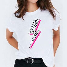 Blitz Schmetterling Leopard Print T-shirt Frauen Sommer T Sh