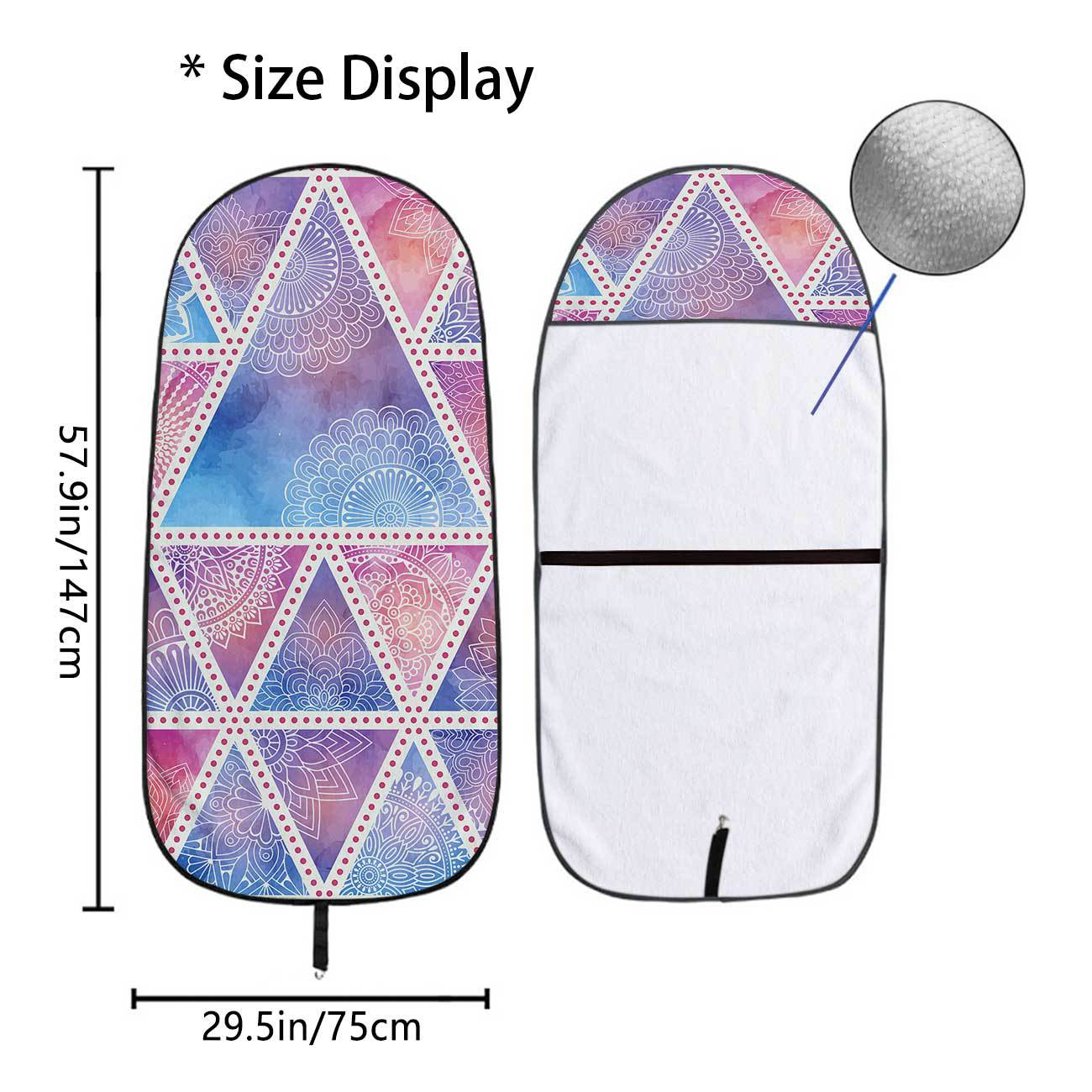 Car seat towel cover front seat protector suitable for gym and exercise, universal for all seasons, car use 31