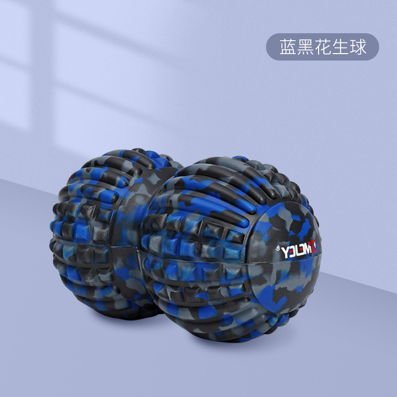 Blue and black-peanut ball