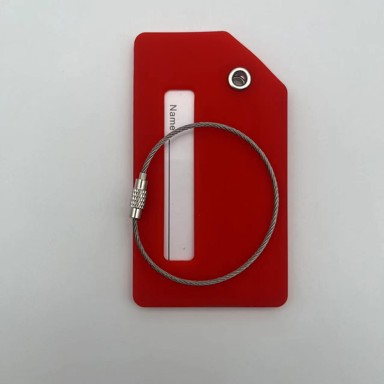 빨간색 *D형 여행 가방 택