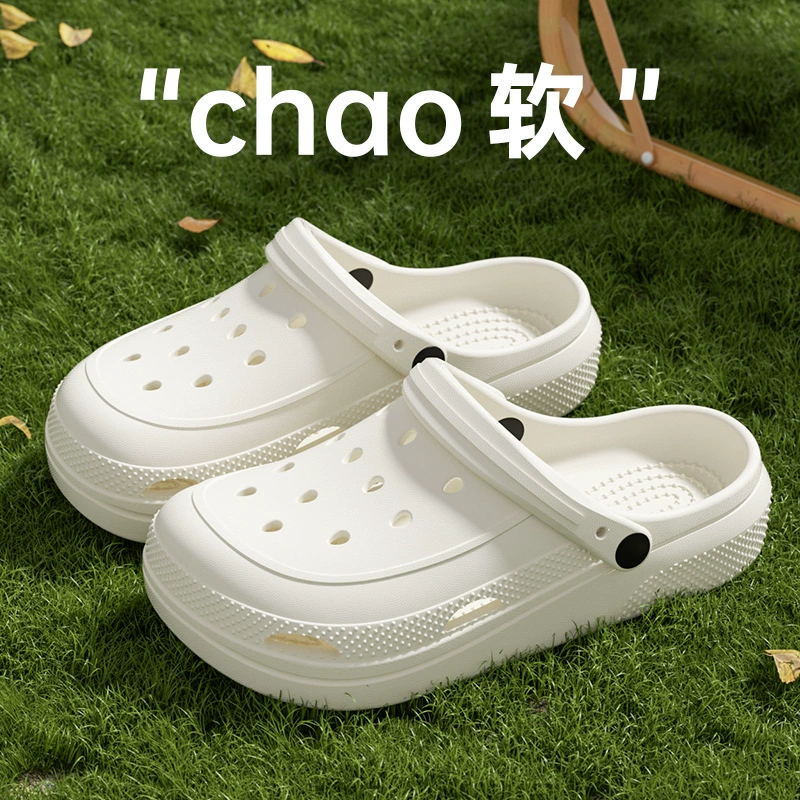 Женская обувь Croc, лето 2029, уличная одежда, домашние домашние тапочки для пар, домашние нескользящие тапочки, мужская летняя пляжная обувь
