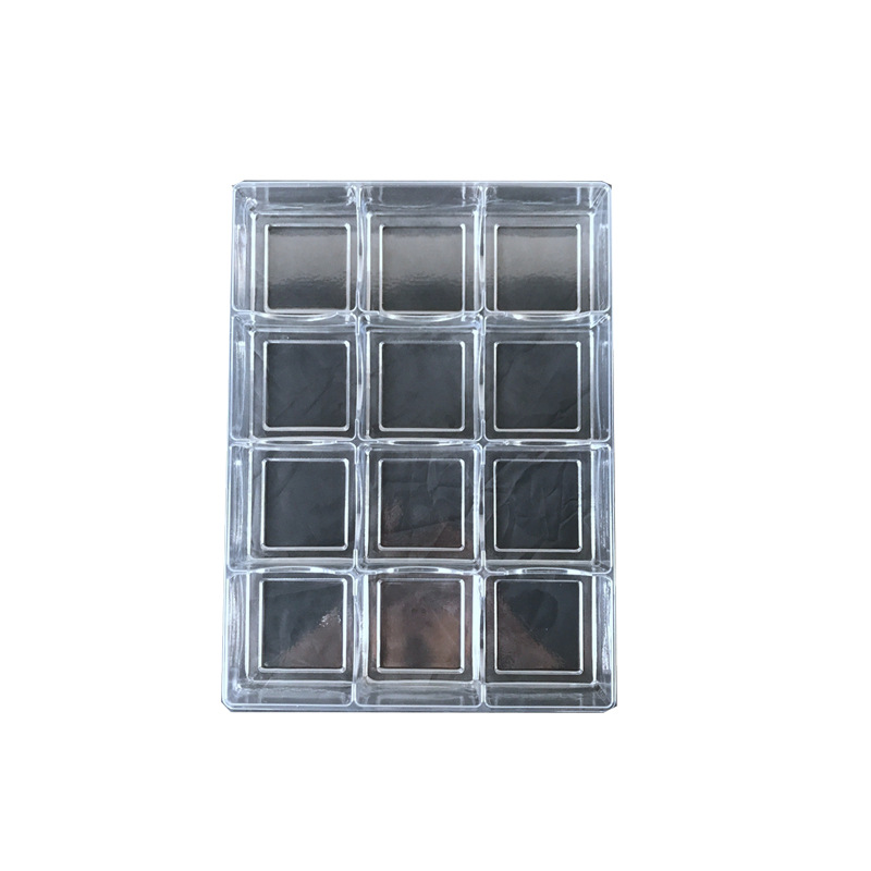 Embalaje de plástico PET bandeja transparente PVC revestimiento PP bandeja de grado alimenticio triple plegable tarjeta ampolla\