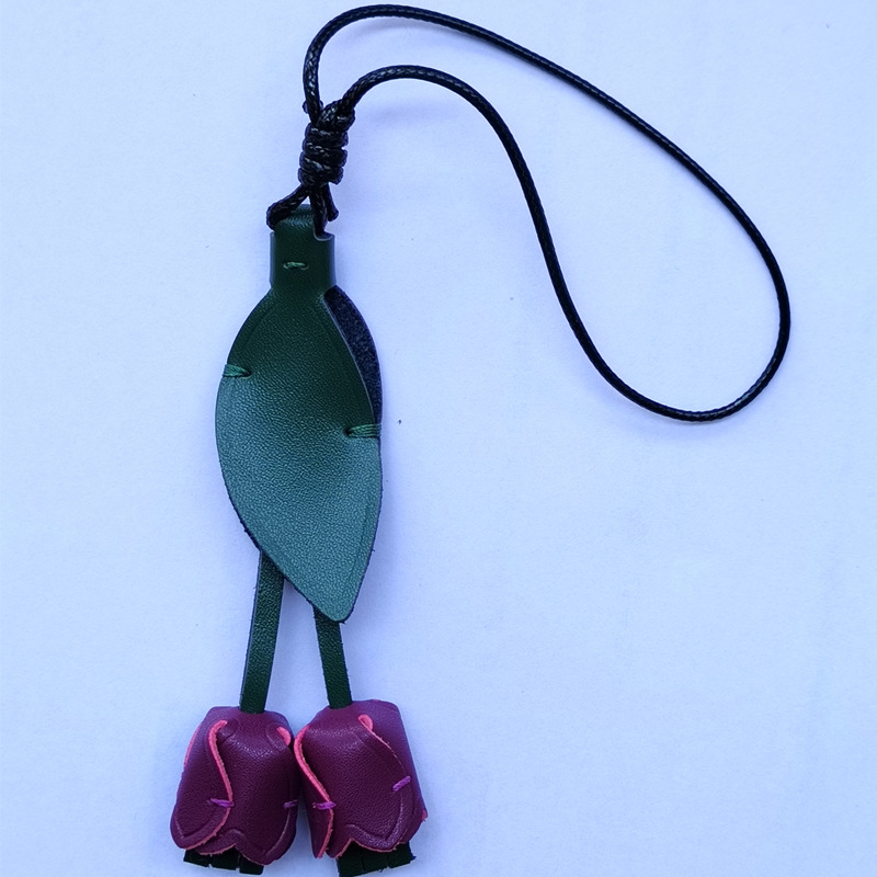 튤립 블랙 로프 스타일-퍼플-완제품