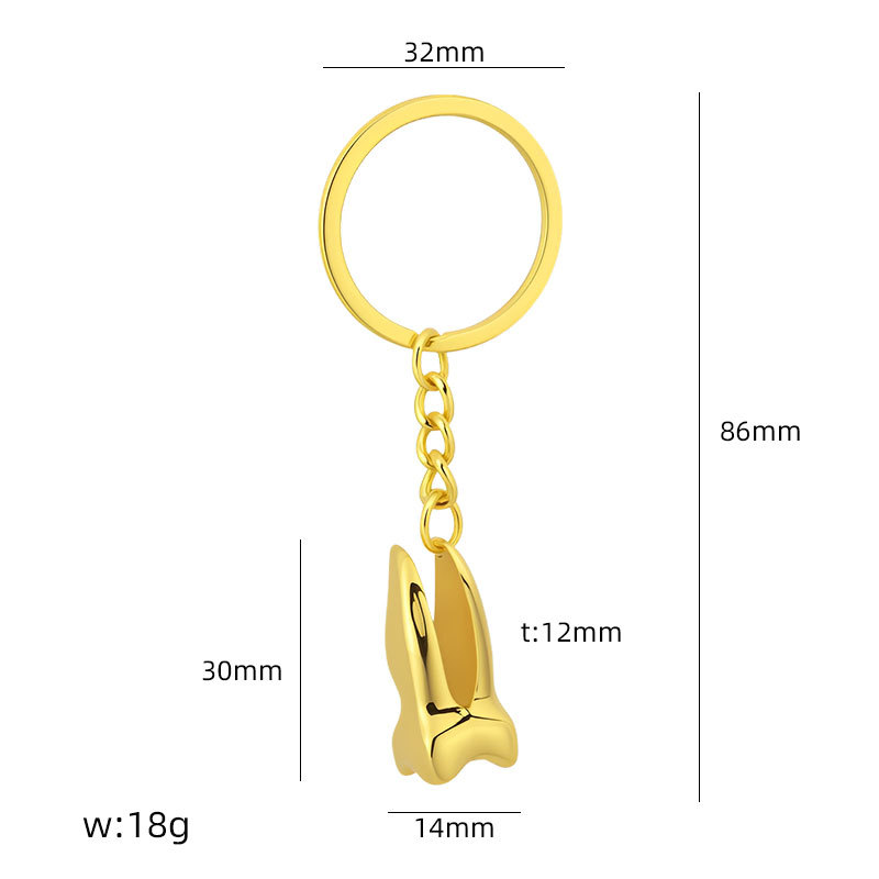 X-1447 simulated teeth gold