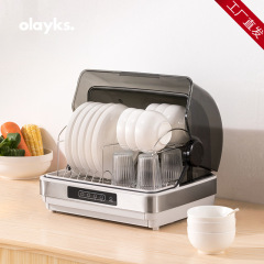Olayksオーレック消毒キャビネット紫外線家庭用小型食器・箸消毒キャビネット消毒ボウル機ミニデスクトップ