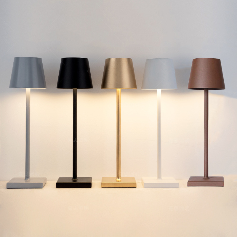 LED modern and minimalistic retro creative table lamp for living…