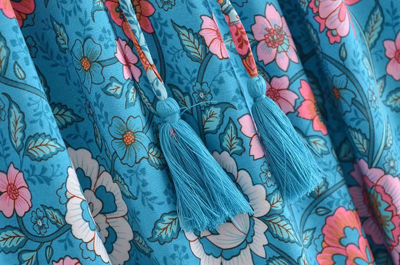 2021 Early Autumn New European And American Fashion Women's Bohemian Resort Style Rayon Printed Long Skirt_ecoleips.com