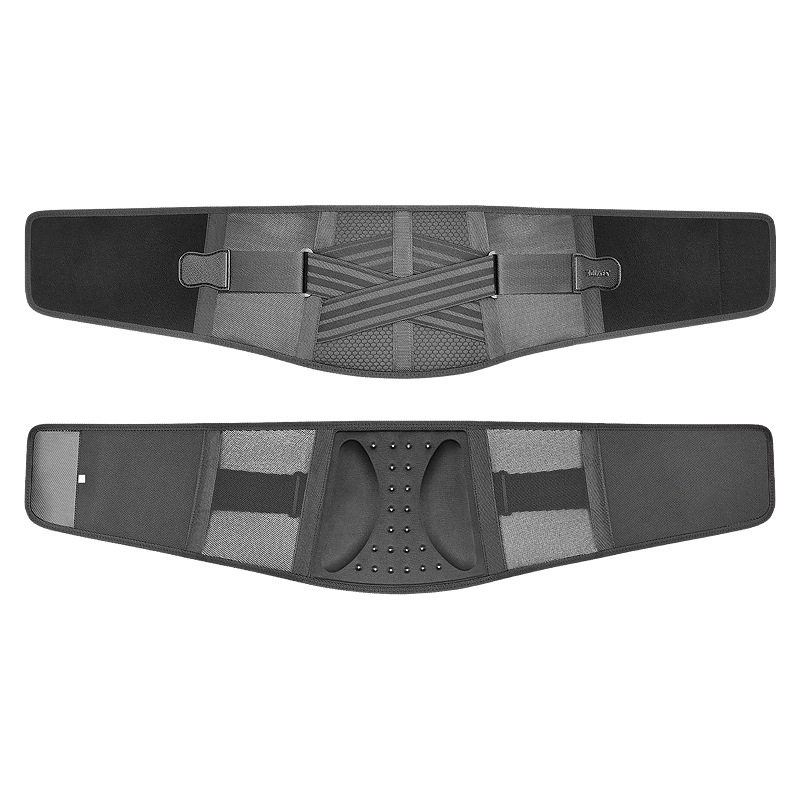 AOLIKES cinturón de soporte ventilado presurizado cinturón de fitness cojín grueso soporte de cintura suave y cómodo