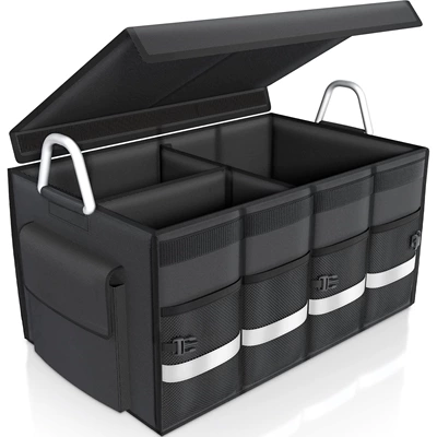 Car trunk storage box Large Capacity car folding storage box Oxford fabric car rear storage box