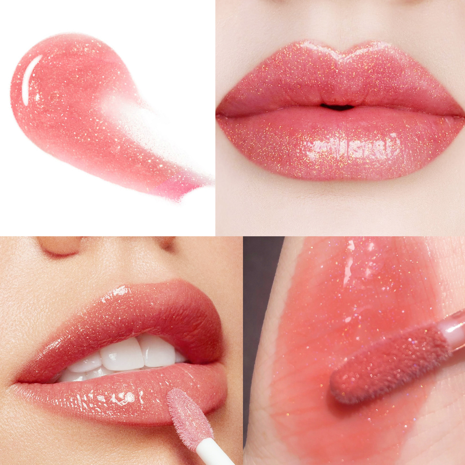 Miss Lara transfronteriza hidratante y abundante miel de labios fina brillante con maquillaje de color no volante polvo de labios grandes brillo de agua labial image 4