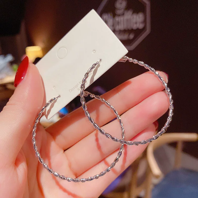 Южнокорейская серебряная игла, товары, кольцо, украшения, серьги, образец серебро 925, яркий запоминающийся стиль