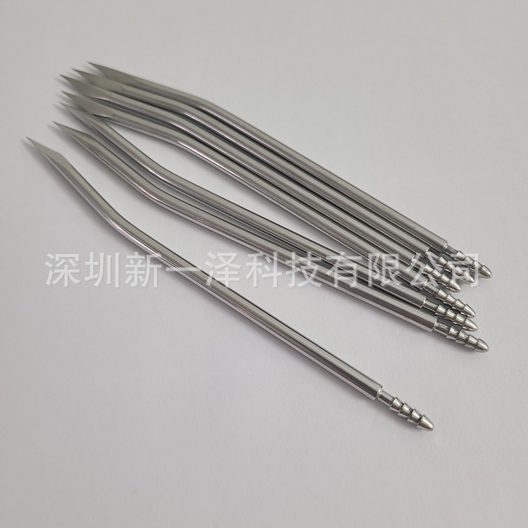 生产304316L精密管三棱加工缩尖侧孔针毛细管侧孔针实验注射针管