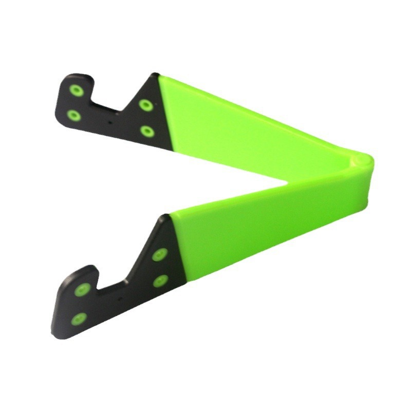 Soporte en forma de V, perezoso, cabecera de escritorio, soporte portátil para teléfonos móviles, logotipo general, impresión