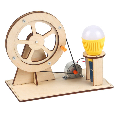 Elementary school students' science experiment hand-cranked generator toy children's science and technology small production early education educational enlightenment teaching aids