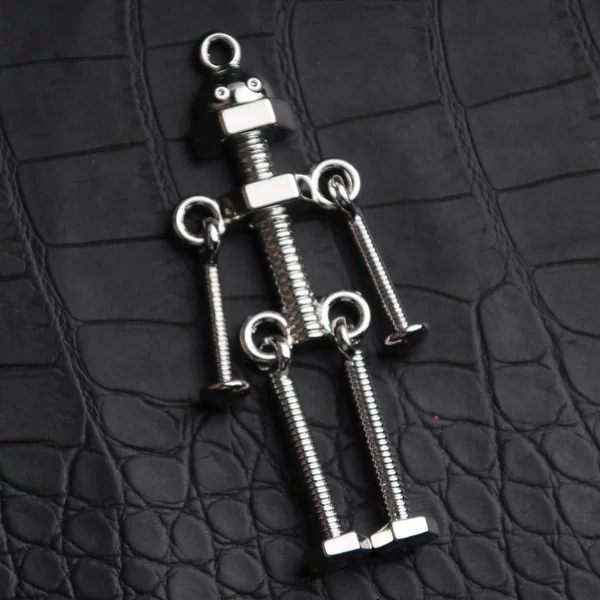 Couple's Party Accessories Punk Screw Robot Trendy Ins Hip-Hop Style Sweater Pendant Unisex European and American Necklace