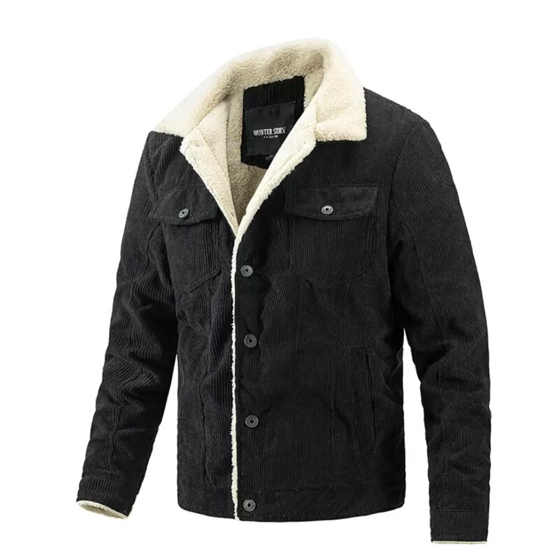 Cross-Border Men's Corduroy Jacket, Foreign Trade Jacket, Amazon Warehouse, Winter Large Size Casual Lapel Men's Jacket Cross-Border Men's Corduroy Jacket, Foreign Trade Jacket, Amazon Warehouse, Winter Large Size Casual Lapel Men's Jacket