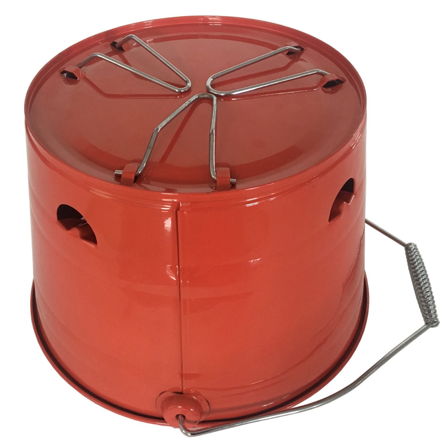 Fabricante produce parrilla redonda para barbacoa de 10 pulgadas con revestimiento interior, parrilla plegable con patas, venta al por mayor