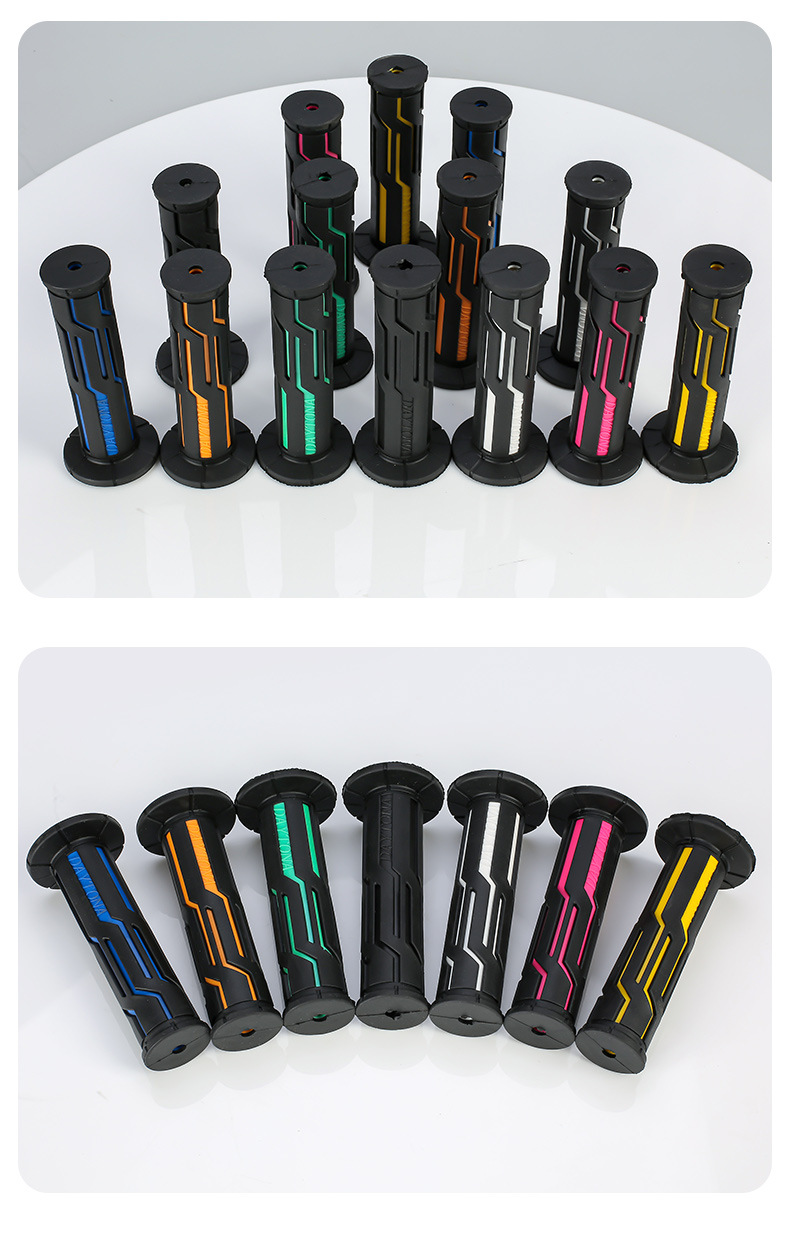 Motorcycle modified handlebar grips, cross-border CNC aluminum alloy, universal parts for skateboards and off-road vehicles, non-slip and wear-resistant