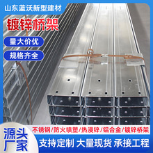 镀锌电缆桥架300*100大跨距梯式不锈钢热浸锌防火喷塑桥架定制