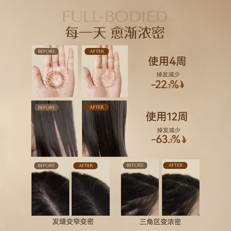 魔香防脱洗发水特证人参强根固发蓬松防断发去屑生姜男女洗发露膏|undefined