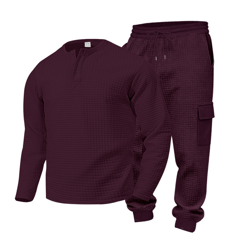 Men's Clothing Men's Heavyweight Long Sleeved Workwear Suit Autumn Winter Outdoor Textured Retro Tough Guy Loose Fit_viptrois.com