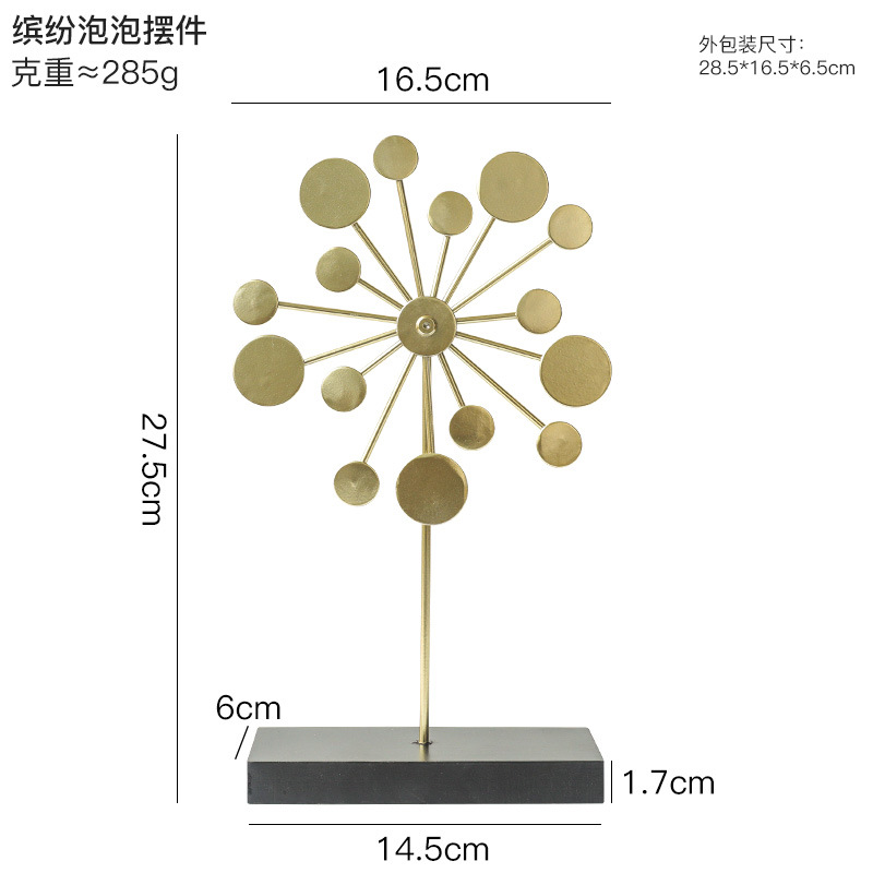 リビングルームの置物は軽くて豪華で高級な雰囲気のお酒棚の装飾品です。