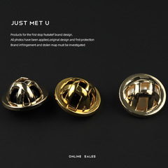 YOKO 法式復古風金屬紐扣星球裝飾扣子粗花呢外套大衣毛衣扣子