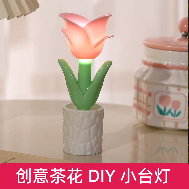 跨境新款创意小台灯LED生日氛围桌面摆件ins圣诞装饰迷你小夜灯|undefined