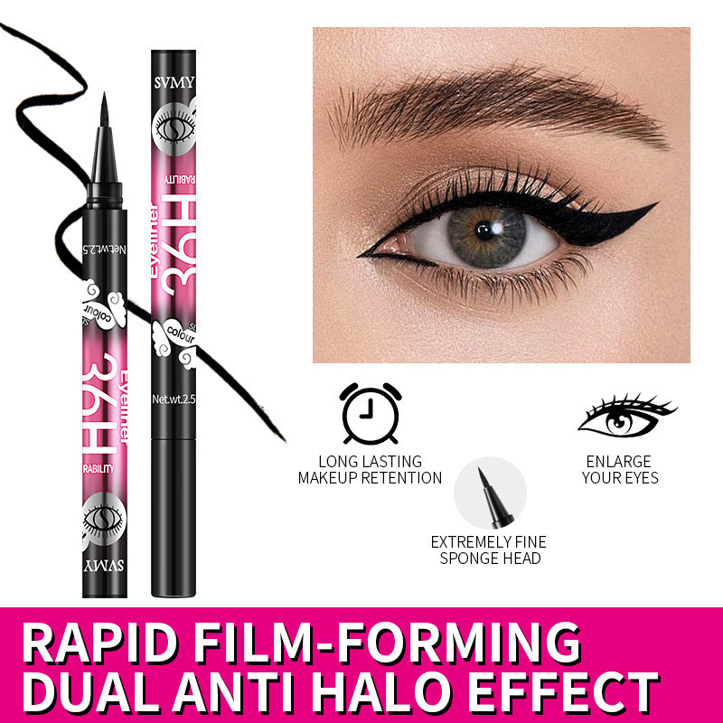 Export only-cross-border best selling eyeliner pen student party novice color eyeliner lying silkworm pen makeup factory wholesale
