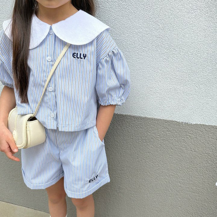 夏款女童褲子2023新品條紋女寶寶韓版兒童短褲百搭休閒褲韓系童褲