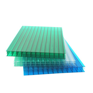 Transparent Double-layer hollow Sunshine board outdoor sunshine room honeycomb endurance board greenhouse pc Sunshine board