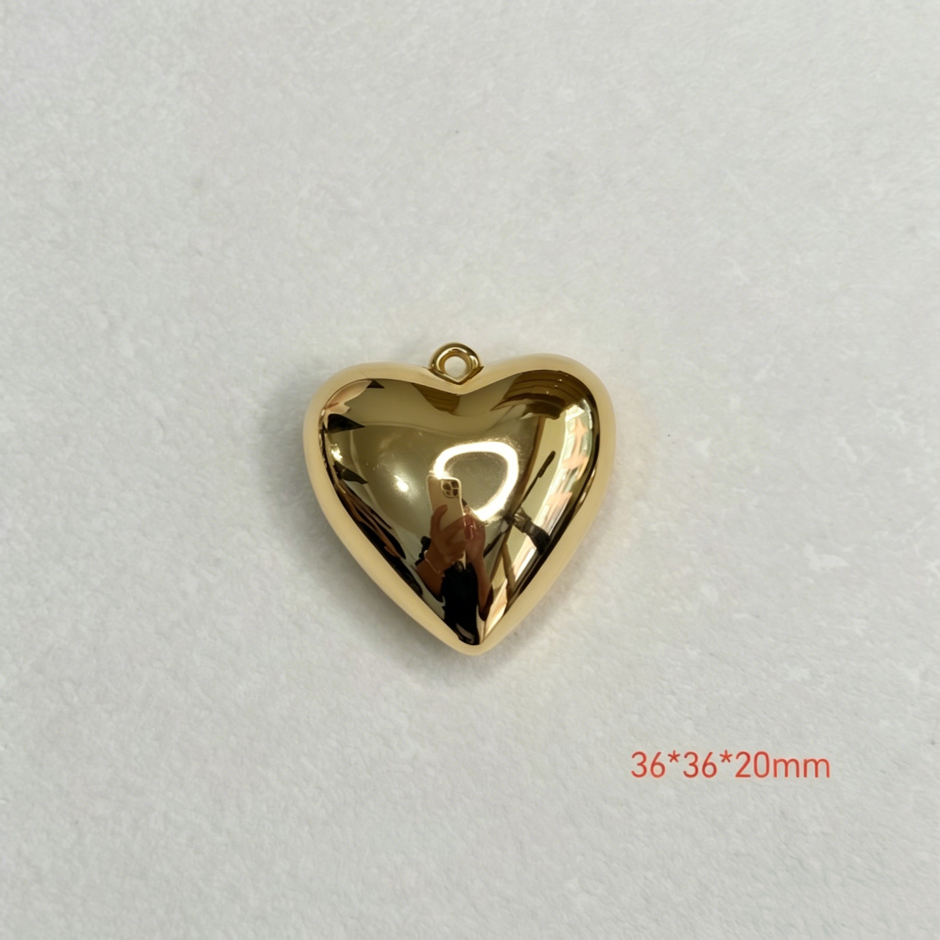 Chapado en oro y plata para proteger el color de la superficie brillante de acrílico melocotón amado colgante en forma de corazón pulsera manual collar de clavícula juguete DIY image 40