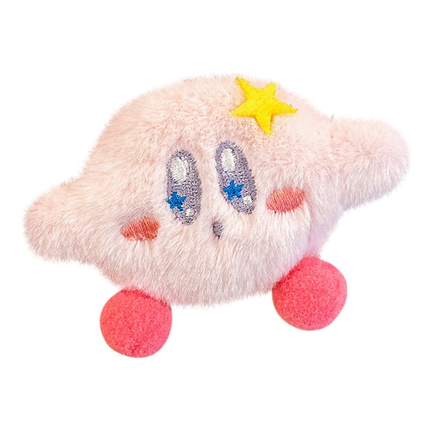 Linda de dibujos animados de peluche de dibujos animados muñeca colgante Rosa chica corazón llavero colgante bolsa bufanda broche decorativo