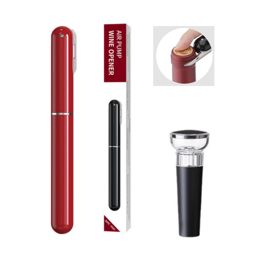Fábrica directa de venta spot transfronteriza lápiz neumático abre botellas de vino tipo aguja manual abre botellas de vino abre botellas