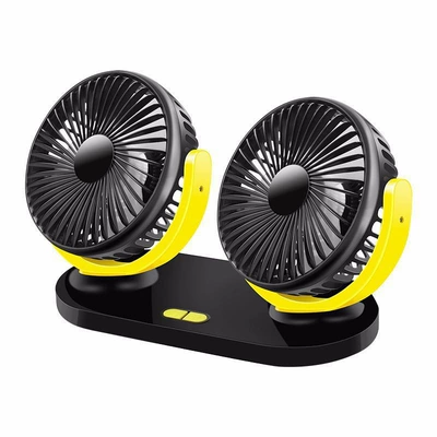Quiet Electric Fan, Digər kiçik elektrik cihazlar - black-and-yellow-12v24v-universal-usb-interface-brushless-motor-with-three-adjustable-speeds