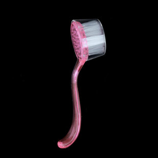 Nail tools with lid long handle round head hard brush cleaning dust brush nail brush dust brush manicure tool